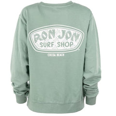 Ron Jon Women's Cocoa Beach FL Icon Badge Crew Neck Pullover
