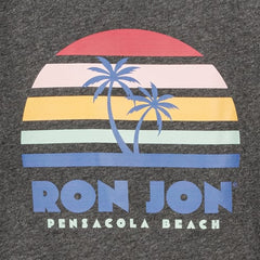 Ron Jon Women's Pensacola Beach FL Allana Stripe Crew Neck Pullover