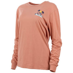 Ron Jon Women's Boating Life Badge Long Sleeve Tee