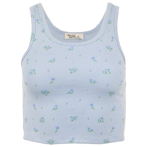 Ron Jon Women's Ditsy Floral Crop Tank Top