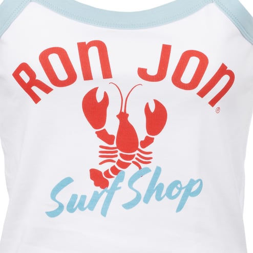 Ron Jon Women's Lobster Ringer Crop Tank Top