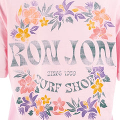 Ron Jon Women's Distressed Floral Borders Tee