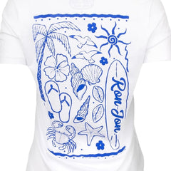 Ron Jon Women's Coastal Blues Tee