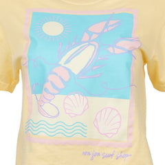 Ron Jon Women's Stamp Crop Tee
