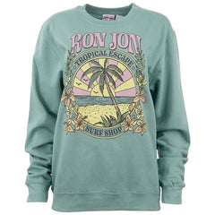 Ron Jon Women's Tropical Escape Crew Neck Pullover