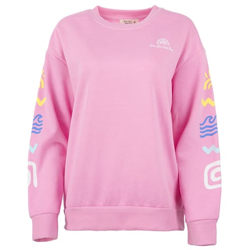 Ron Jon Women's Colorful Icon Crew Neck Pullover