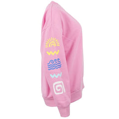 Ron Jon Women's Colorful Icon Crew Neck Pullover