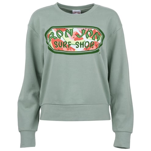 Ron Jon Women's Watermelon Badge Crew Neck Pullover