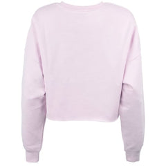 Ron Jon Women's Distressed Large Logo Cropped Crew Neck
