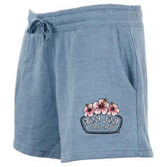 Ron Jon Women's Hibiscus Badge Shorts