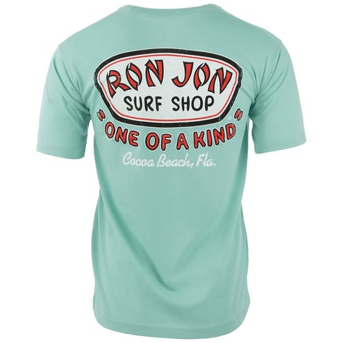 Ron Jon Distressed Cocoa Beach FL Trusty Badge Unisex Tee