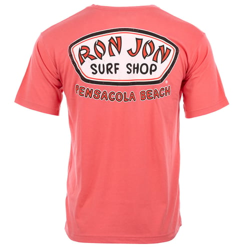 Ron Jon Pensacola Beach FL Distressed Trusty Badge Unisex Tee