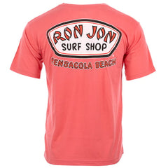 Ron Jon Pensacola Beach FL Distressed Trusty Badge Unisex Tee