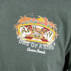 Ron Jon Cocoa Beach FL Distressed Florida Flag V2 Tee
