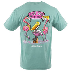 Ron Jon Cocoa Beach FL Flamingo Surf Tee