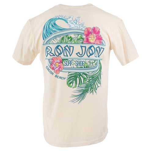 Ron Jon Cocoa Beach FL Floral Surf Tee
