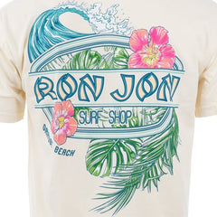 Ron Jon Orange Beach AL Distressed Floral Surf Tee