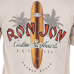Ron Jon Orange Beach AL Distressed New Longboard Tee