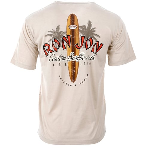 Ron Jon Pensacola Beach FL Distressed New Longboard Tee