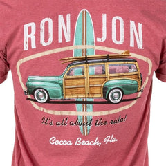 Ron Jon Cocoa Beach FL Distressed Vintage Woody Tee