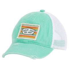 Ron Jon Women's Distressed Baja Mint Trucker Hat