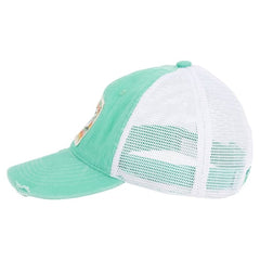 Ron Jon Women's Distressed Baja Mint Trucker Hat