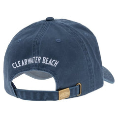 Ron Jon Women's Clearwater Beach FL Turtle Denim Navy Cap