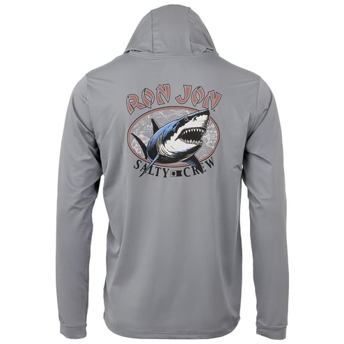 Salty Crew Ron Jon The Great Sun Shark Hooded Sun Shirt