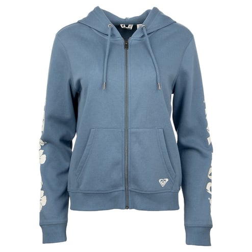 Roxy Ron Jon Hibiscus Sleeve Zip Hoodie