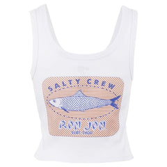 Salty Crew Ron Jon  Savor of the Sea Crop Tank Top