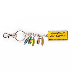 "Surfing Capital®" Charm Keychain